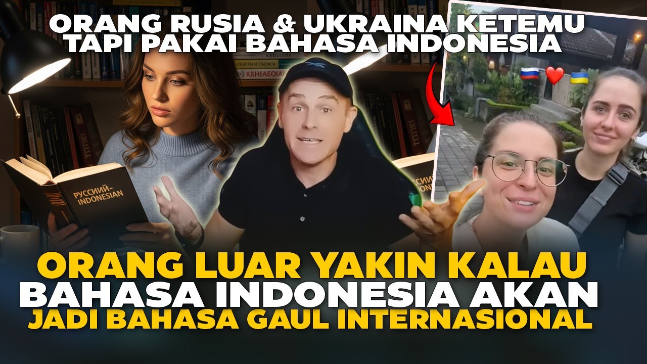 Makin Mendunia! Bule Ini YAKIN Bahasa Indonesia Jadi BAHASA GAUL Internasional?!