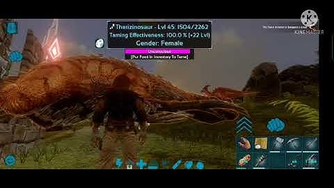 Ark Survival Evolved Solo ||Taming Theriznosaur ||Wait Till The End ||gameplay 3 D