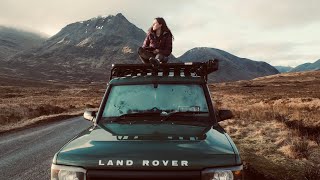 LIVING IN A LAND ROVER  My first week ALONE in the Scottish Highlands