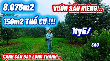 Nhà đất đồng Nai cần bán nhà vườn sầu riêng thổ cư tại đồng Nai gần sân bay Long thành 12km