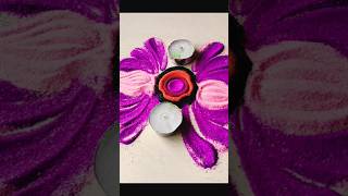 #blackcolourwow #relaxingvideos #easyrangoli #satisfying #festivalrangoli #homedecor #trending