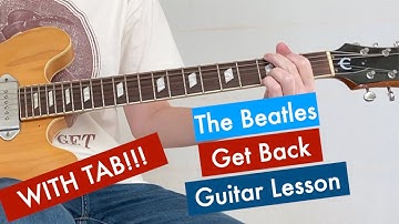 Get Back The Beatles Guitar Lesson