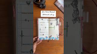 Hobonichi weekly set up #plannertips #hobonichi #journaling #journal #planner #stickers #stationery