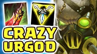 NO ONE CHALLENGES THE URGOD!! JUNGLE URGOT | CRAZIEST BUILD | THE MOST TOXIC CAITLYN - Nightblue3 screenshot 5