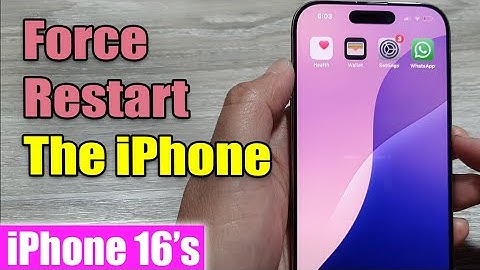 iPhone 16/16 Pro Max: How to Force Restart The iPhone To Fix Frozen/Unresponsive Screen