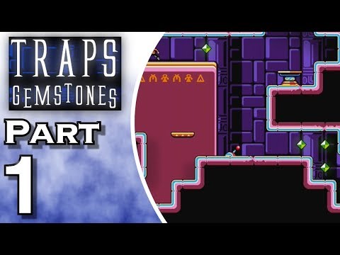 Let's Play Traps n' Gemstones (Gameplay plus Walkthrough) Part 1 - Into the Pyramid