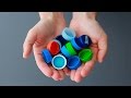 Что можно сделать из крышек от пластиковых бутылок / What can be made out of plastic bottle lids