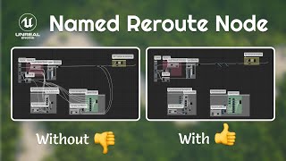 Tidy Up Unreal Engine Materials with Named Reroute Node (4.27 & UE5 Preview)
