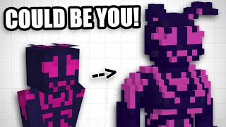 Turning your Minecraft skins Into 4D Miner skins (again again)