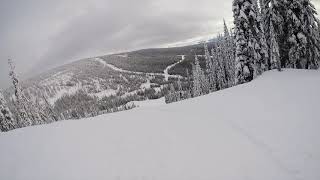 Skiing Bluffs at Sun Peaks 2020