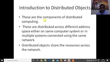 Lecture 1- Distributed Objects and Basics of Remote Procedure Call(RPC)