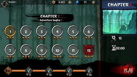 Ninja Raiden Revenge | Chapter 1 | Level 1 | 3 stars