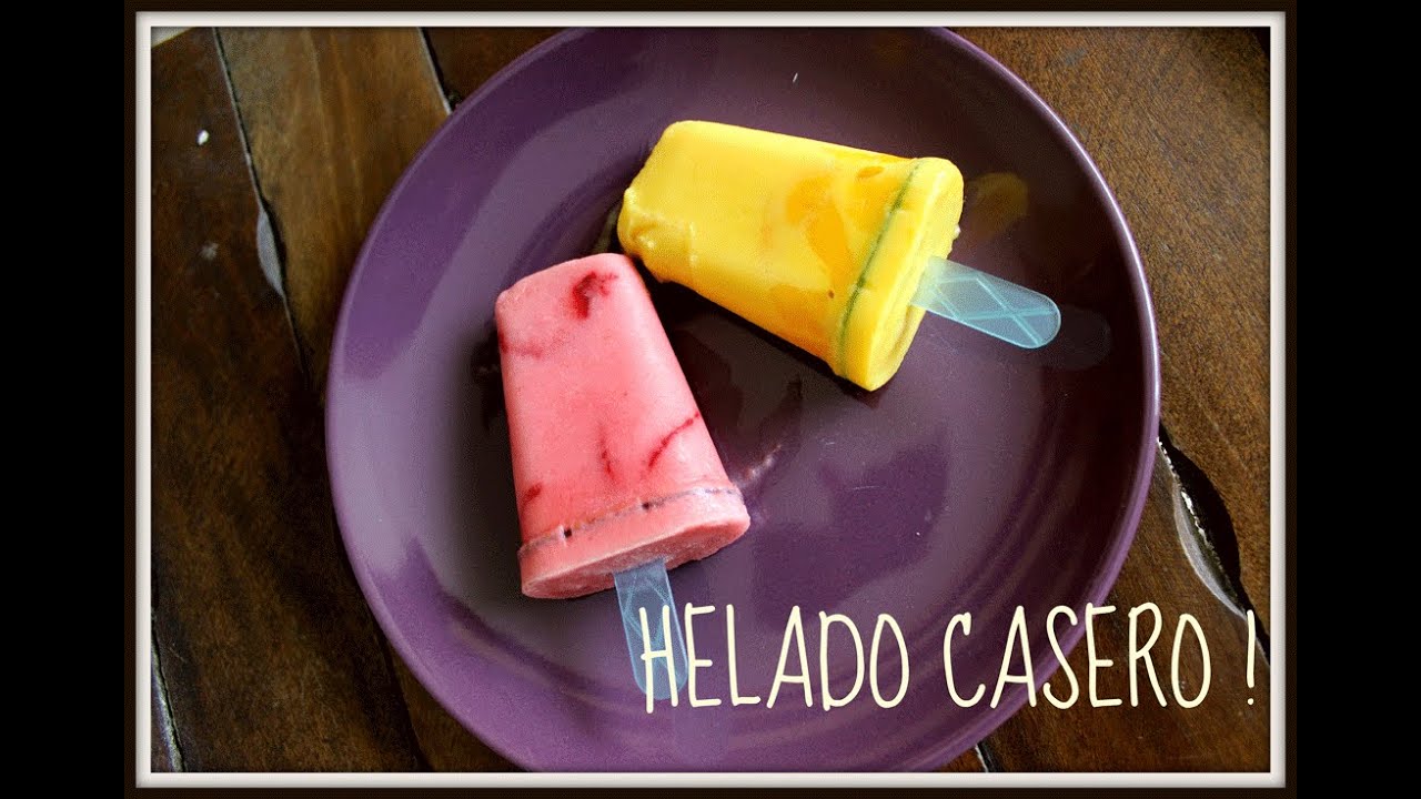 Como hacer un helado casero