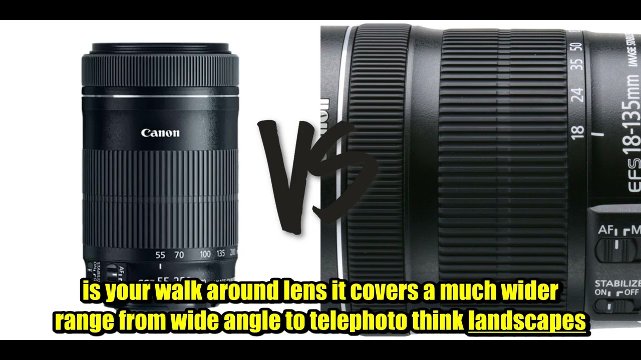 CANONレンズセットEF 18-135mm 55-250mm CANONレンズセットEF 18-135mm