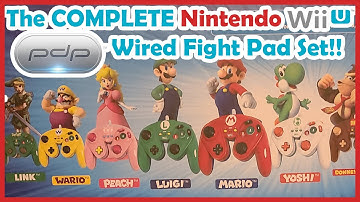 The PDP Wired Fight Pad -- COMPLETE Nintendo Wii U Controller Collection !