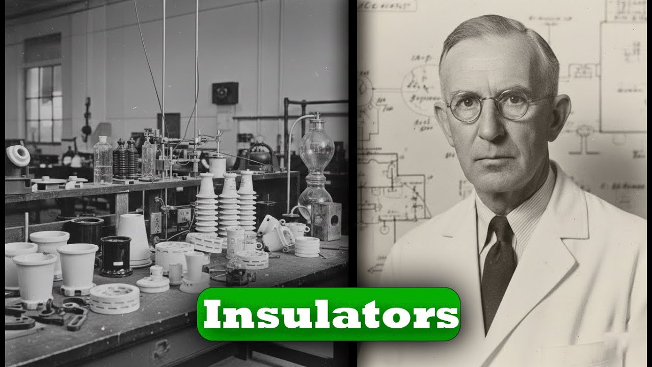 America Had No High Voltage Insulators in 1938 — So — General Electric Perfected Porcelain Grid Comp