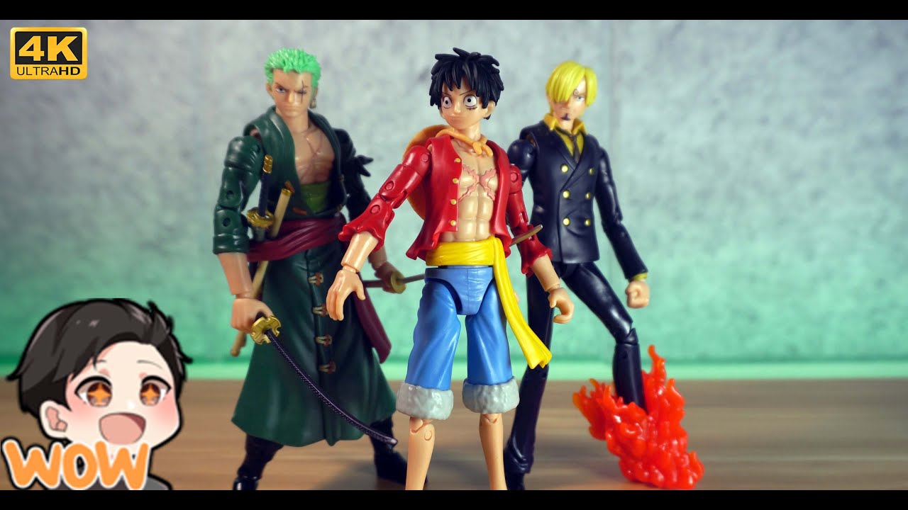 Unboxing: Anime Heroes One Piece 3 Figure Set (Luffy, Zoro, and Sanji) 
