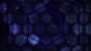 Hexa Fog Blue Grid Background Motion Video Loops HD