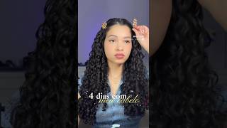 4 dias com meu cabelo #cuidadocomcabelo #cachos #cabeloslindo