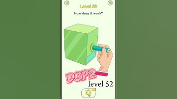 DOP 2, Erase part and solve the puzzle! LEVEL 52 HOW DOES IT WORK #dop2 #gaming #shorts