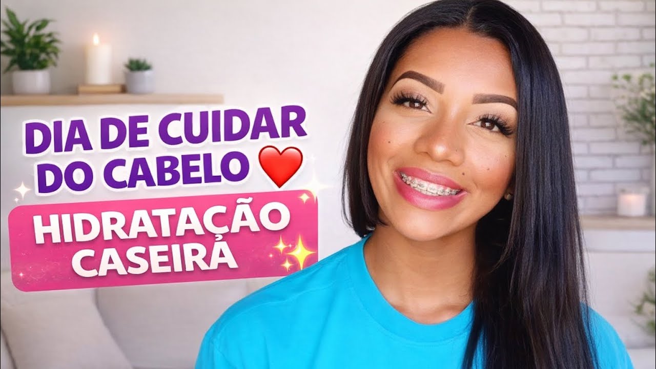 COMO EU HIDRATO MEU CABELO EM CASA ✨