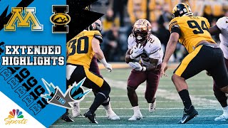 Minnesota vs. Iowa | EXTENDED HIGHLIGHTS | 10/21/2023 | NBC Sports