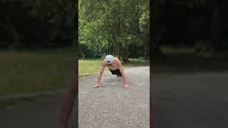 After 1 Hour Chest Triceps Workout Doing Some Push Ups