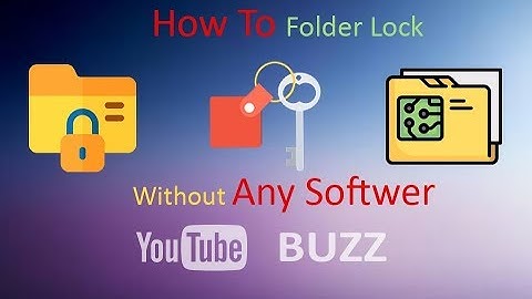 How To Lock Folder Without Any Software | computer Folder Lock Bangla (Youtube Buzz)