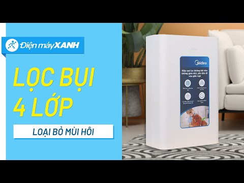 Video Máy lọc không khí Midea: Cảm biến bụi mịn PM2.5, khử... - youtube