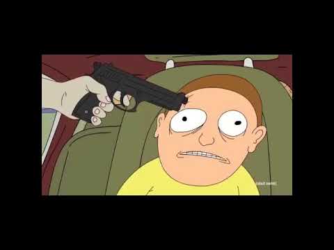 Rick & Morty but the portal gun is a real gun