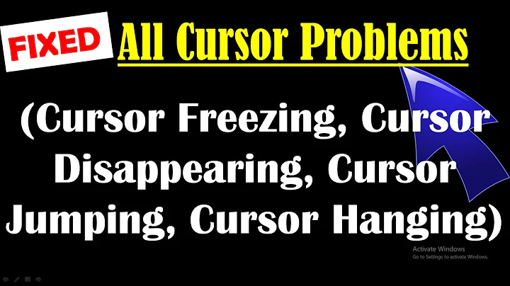 How to Fix Cursor Problem Windows 10 - Cursor Freezes, Cursor Hangs, Cursor Disappears, Cursor Jumps