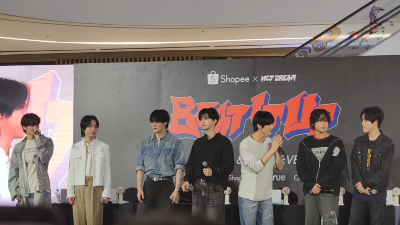 260213 : Shopee x NCT DREAM ‘ beat it up ‘ FANSIGN & CAFE EVENT in BKK  ( MARK , JAEMIN JENO CAM ) 