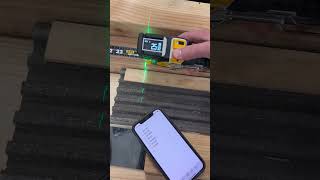 a cool trick to go from tape measure to iPhone over Bluetooth!