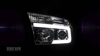 Recon 264194Bkc Toyota Tundra & Sequoia 07-13 Projector Headlights
