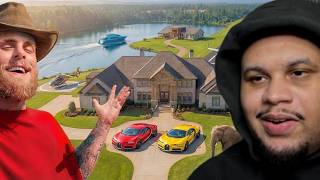 Reacting to Jake Paul New $40,000,000 Ranch Tour