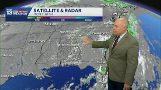 Alabama's weather forecast features hit-or-miss storms with temperatures trending higher late week.