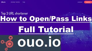 How to open ouo.io links | In Smartphone & Desktop [Full Tutorial]
