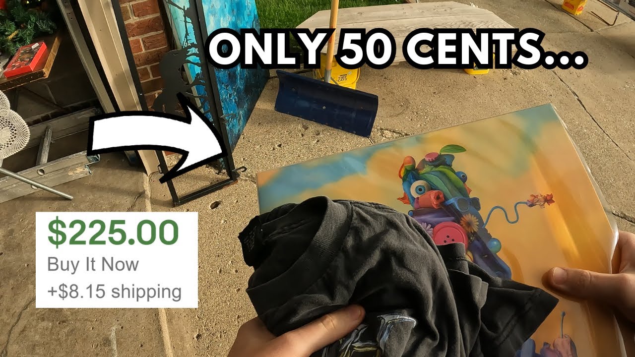 I HIT THE JACKPOT AT THIS YARD SALE! - YouTube