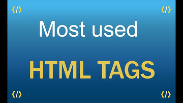 Most used html tags | Basic html tags part 2 | HTML tutorial