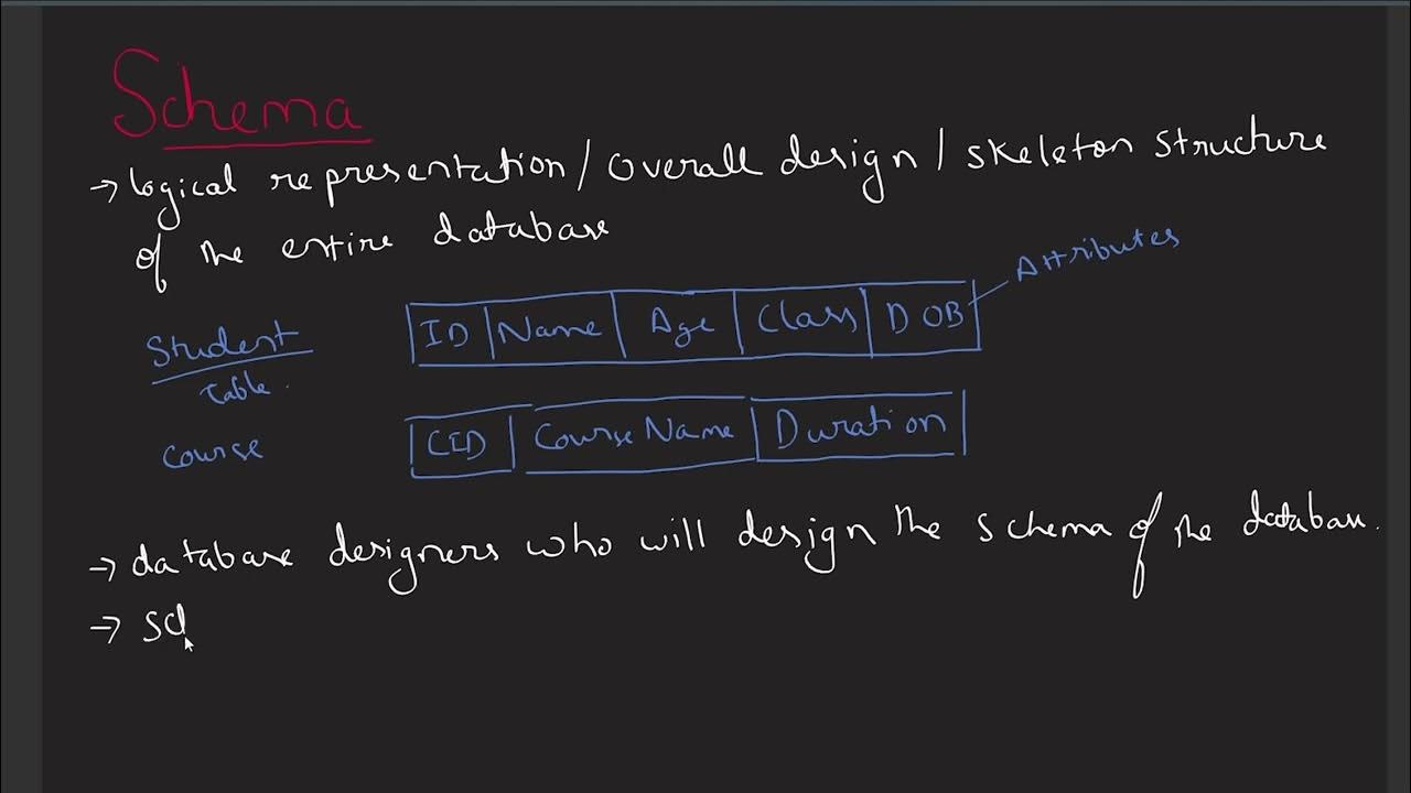 Schema | Schema Types | DBMS Tutorial for Beginners Part 11 | Database ...