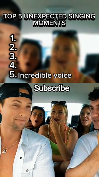 Part 1 :Top 5 Unexpected  🔥🤯 singing moment's #shorts #cover #trending #singing #unexpectedvoic#fyp