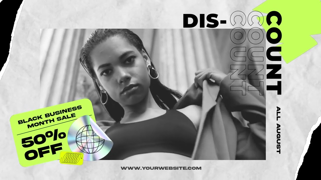 Black Business Month Fashion Sale Instagram Story