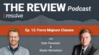 Famous Force Majeure Clauses in Physician Contracts - The Review Podcast Episode 12 Profile