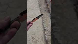 Stainless San mai in progress