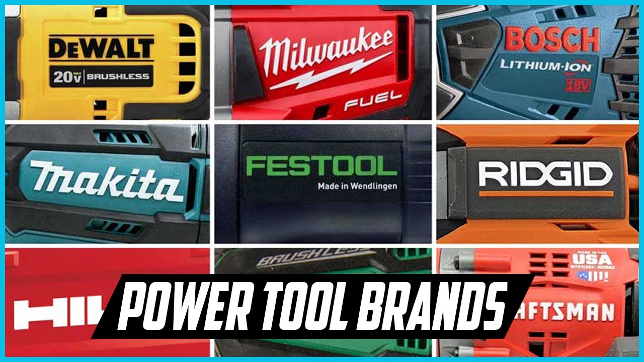 Top 5 Best Power Tool Brands In 2022 Youtube