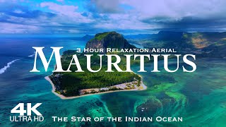[4K] MAURITIUS  3 Hour Drone Aerial Relaxation Film