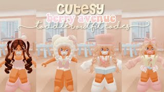 Cutesy Toddler Berry Avenue Outfit Codes 🌷🐰 ✨ | bunniory ౨ৎ screenshot 5