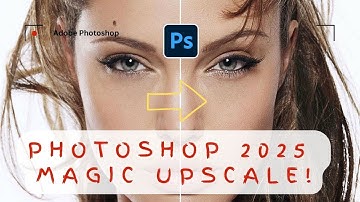 One Click AI Upscale in Photoshop 2025 — Super Easy Tutorial
