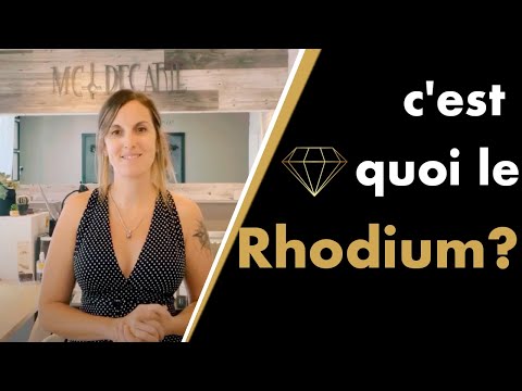 Vidéo: Pouvez-vous retirer le placage de rhodium ?