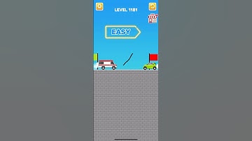 Draw bridge puzzle game level 1181 #gaming #drawing #Shorts